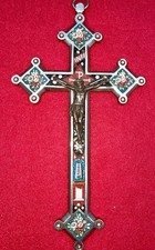 Ancien crucifix micromosaïque