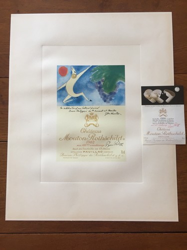 Lithographie mouton rothschild - lithographie,