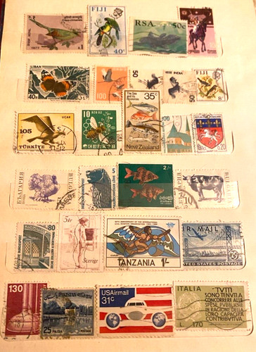 Lot 100 timbres anciens - ,