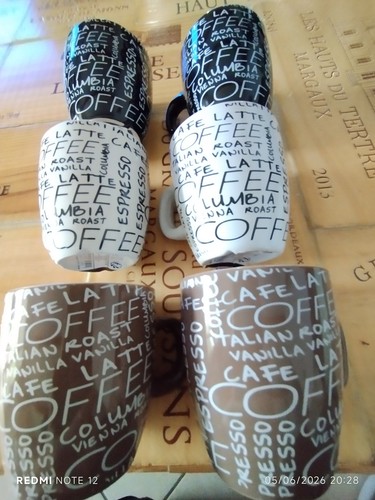 Lot tasses café céramique - À,