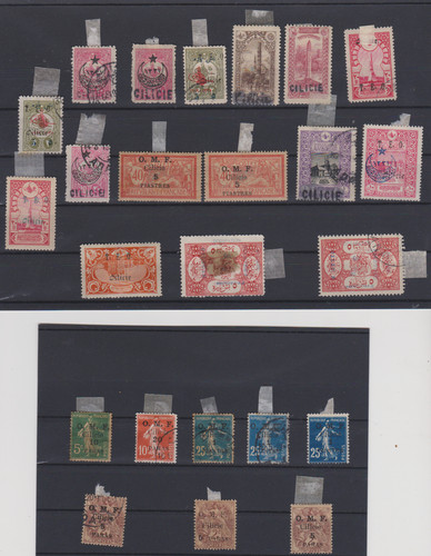Rare cilicie omf teo timbres - cilicie,