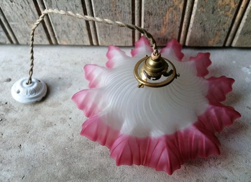 Ancien abat jour lustre - ar,