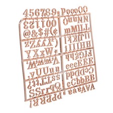  Lettres pour tableau à lettres en feutre, comprenant des chiffres et des
