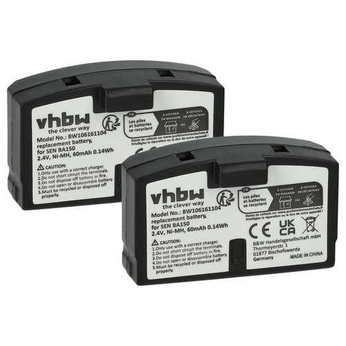 Batteries pour sennheiser - batteries,