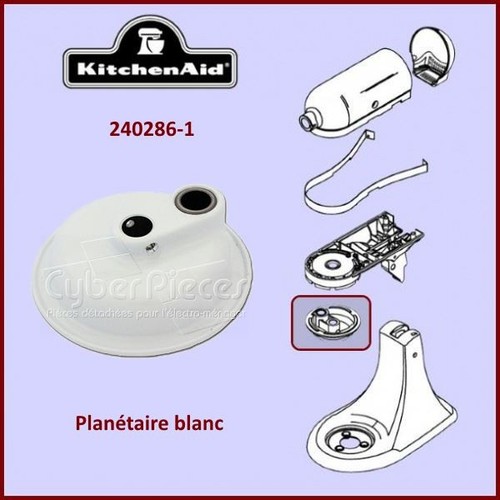 Planétaire blanc kitchenaid - blanc,