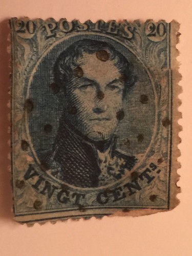 Belgian postage stamp 1849 - -,