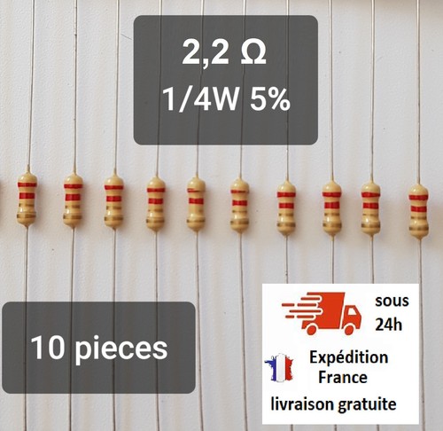 Résistance 2ohm pièces - 2,2ohm,