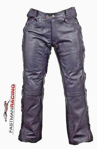 Pantalon cuir noir avec - noir,