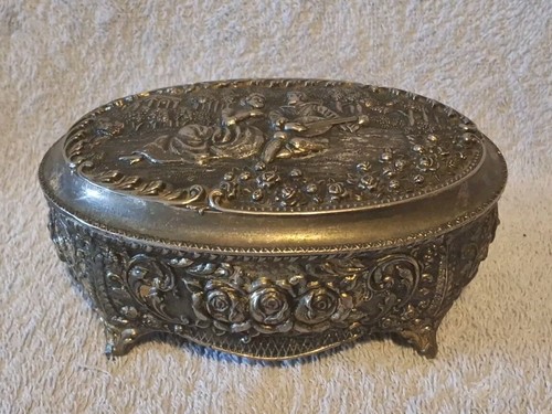 Ancien coffre bijoux en - coffre, a