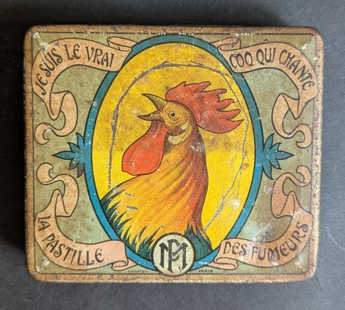 Boite tôle coq qui - tôle,