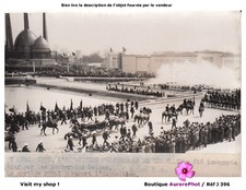 BRUXELLES 1935, EXPOSITION UNIVERSELLE, ARRIVÉE DES SOUVERAINS BELGES -J396