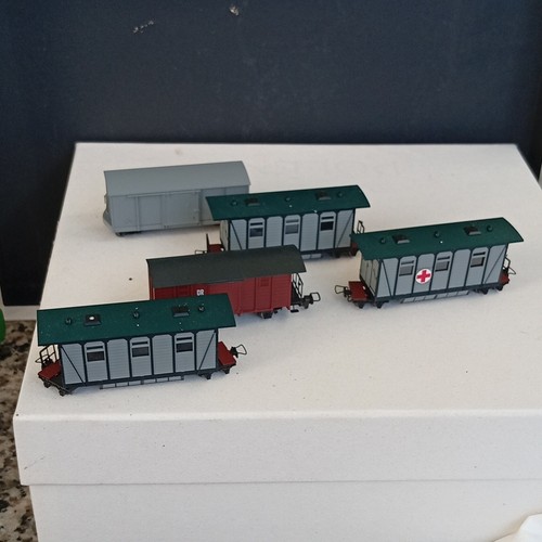 Lot wagons marchandises hoe - wagons,