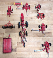 11 Pieces Diecast Tractor International Harvester FARMALL With Implements 1:32