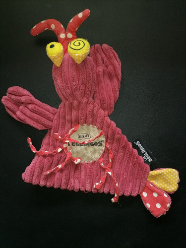 Doudou plat homard rouge