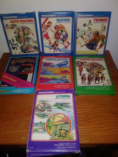 Lot intellivision gms - -7,