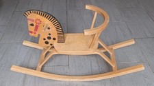 Cheval à Bascule en bois Vintage