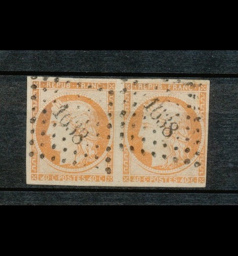 1850 france ceres paire n5e - 1850,