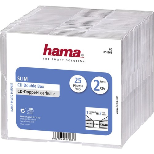 Boîtier hama slim double - boîtier,
