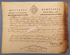 ● Accounting receipt 1793 Wissembourg (year 2) citizen Bruck Landau - Lower Rhine