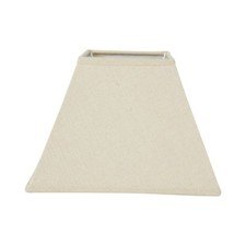 Abat-jour - Carré - Beige lin
