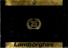 Lamborghini Countach 25th Anniversary 1988-1990 UK & Italian Markets Brochure