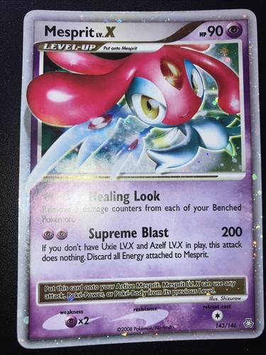 Carte pokémon mesprit x - carte, lv.x