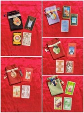 Lot of 5 mini oracles lo beetle/fabbri. Cartomancy - clairvoyance - esotericism 