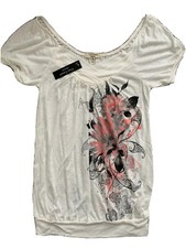 Womans Maternity Shirt White