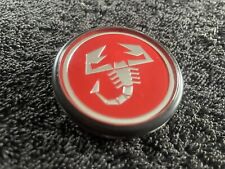 One Genuine Fiat 500 Abarth 50mm Alloy Wheel Centre Cap x1 Punto Seicento