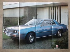 Mitsubishi Sapporo 1600 GL 2000 GSR 2000 GSL Auto Brochure Poster