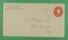 DR WHO 1899 DPO BRANDT PA 1875-1932 STATIONERY TO BINGHAMTON NY m05618