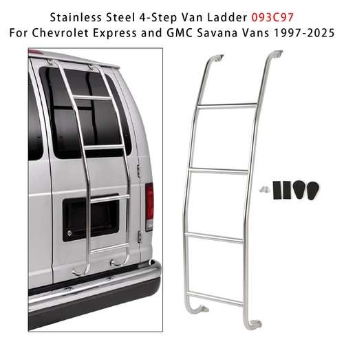 Step van ladder 093c97 - 4-step, pour