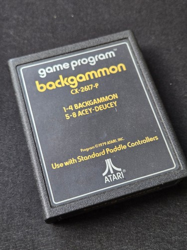 Jeu atari 2600 backgammon - jeu,