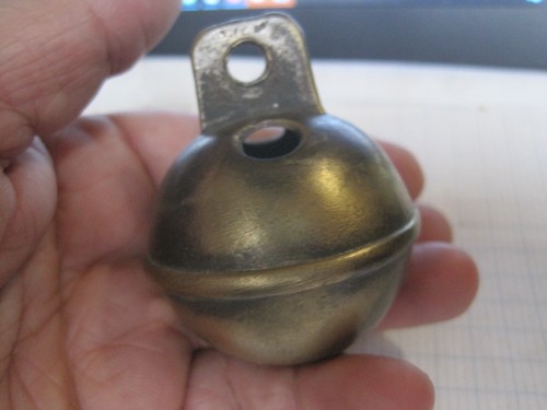 Ancien grelot bronze cm - 5,