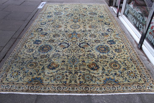 Tapis oriental laine fait main - laine,