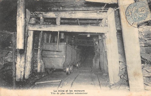 Cpa mine les mineurs - et,