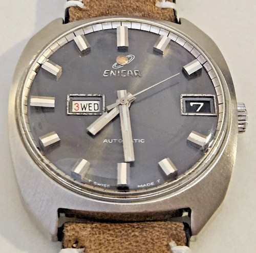 Montre homme vintage enicar - montre,