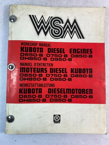 Kubota d650 d750 - d650-b, d850-b