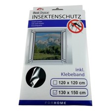 Moustiquaire Fenêtre 120 x 120 ou 130 x 150 cm Amovible Fixation Simple Facile