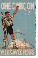 Scout of France PIERRE JOUBERT invitation to scouting Israelite scouts