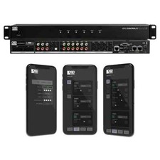 6-Zone App-Controlled Matrix for Multi-Room Audio, iOS/Android Compatibility