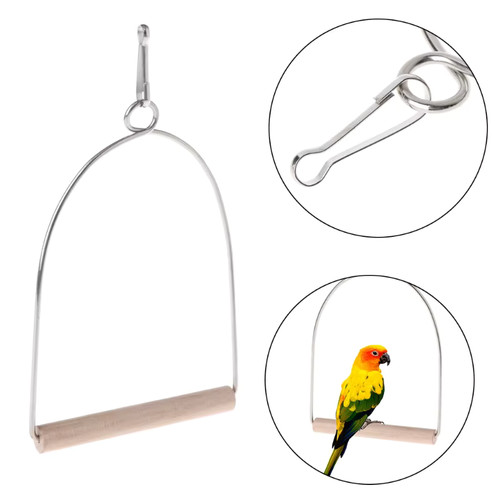 Perchoir bois naturel oiseaux - naturel,