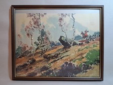 Pochoir de chasse à courre