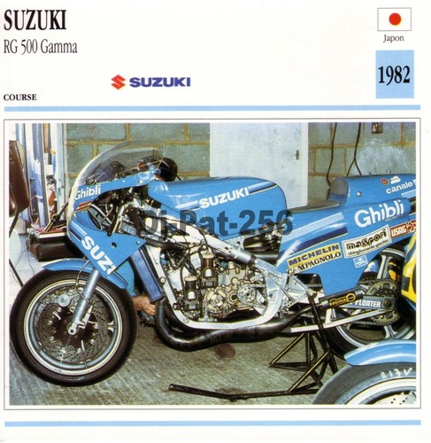 Fiche moto suzuki rg - fiche, 500