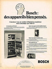 PUBLICITE  1975   BOSCH   réfrigérateur