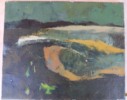 Peinture moderne paysage - moderne,