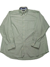 Chemise Chaps verte à rayures