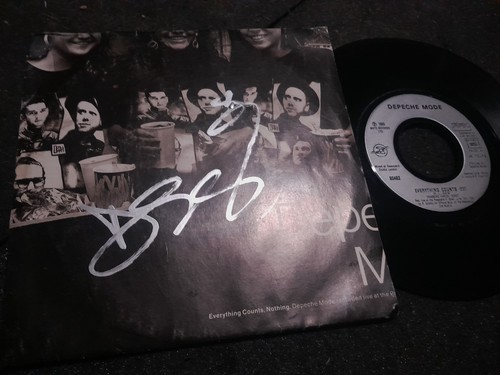 Depeche mode autograph vinyl - depeche,