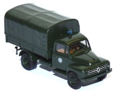 Échelle H0 1:87 BREKINA 39021 Unimog 411 Avec Porteur De L'Appareil " Pompier "