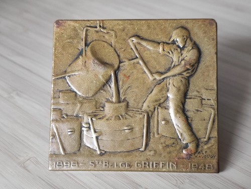 Plaque médaille bronze - plaque,